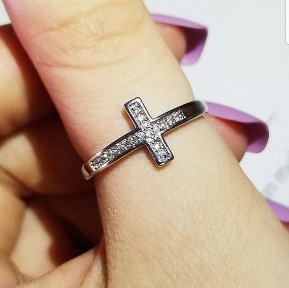 The Cross 925 Sterling silver ring - Picture 3 of 5